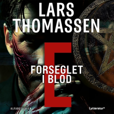 E - Forseglet i blod – omslag til lydbogen af Lars Thomassen