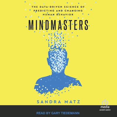 Mindmasters (Gary Tiedmann narration) – omslag til lydbogen af Sandra Matz