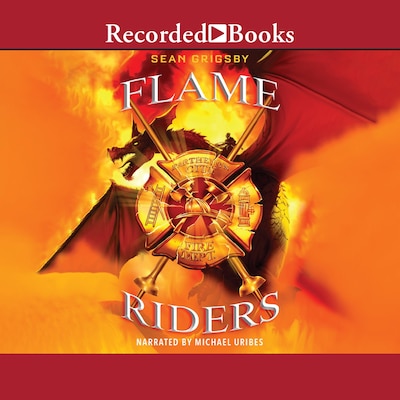 Flame Riders – omslag til lydbogen af Sean Grigsby