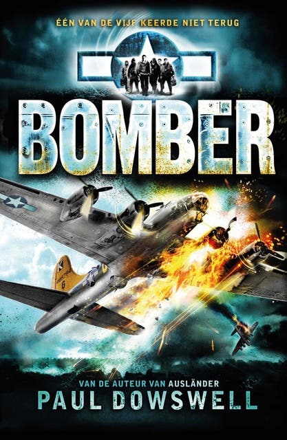 Bomber – omslag van het luisterboek van Paul Dowswell