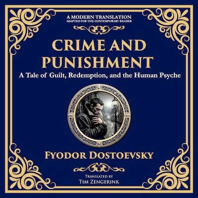 Crime and Punishment – omslag til lydbogen af Fyodor Dostoevsky, Tim Zengerink