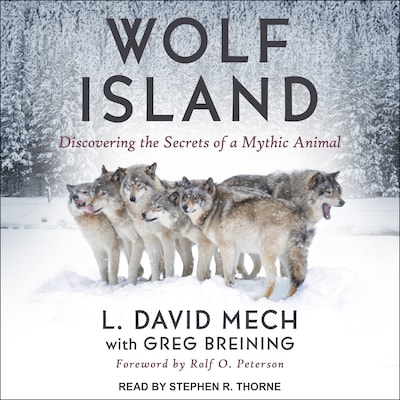 Wolf Island – omslag til lydbogen af L. David Mech