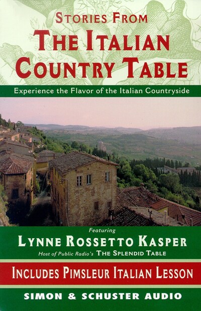 The Stories from The Italian Country Table – omslag til lydbogen af Lynne Rossetto Kasper
