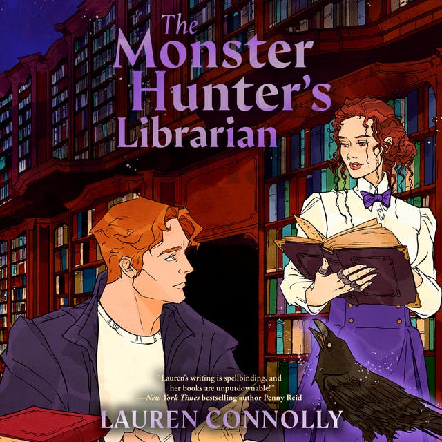 The Monster Hunter's Librarian – omslag til lydbogen af Lauren Connolly