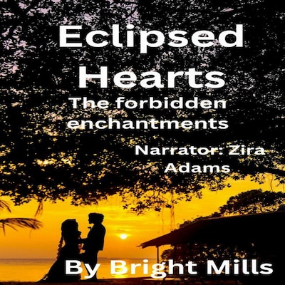 Eclipsed Hearts – omslag til lydbogen af Bright Mills