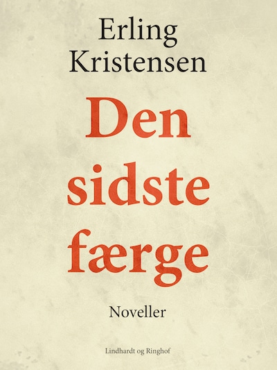 Den sidste færge – omslag til lydbogen af Erling Kristensen