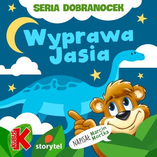 Wyprawa Jasia – okładka audiobooka, autor Marcin Mortka