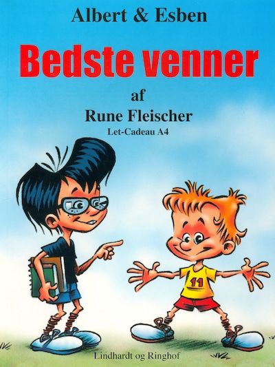 Bedste Venner: Albert og Esben – omslag til lydbogen af Rune Fleischer