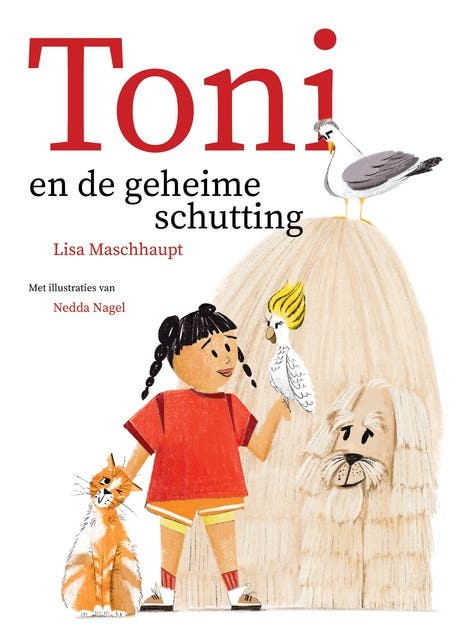 Toni en de geheime schutting – omslag van het luisterboek van Lisa Maschhaupt