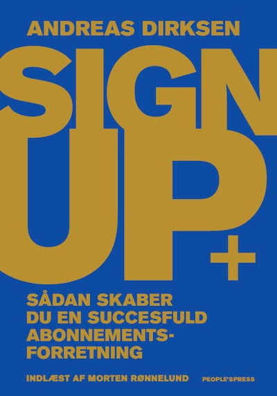 Sign Up – omslag til lydbogen af Andreas Dirksen