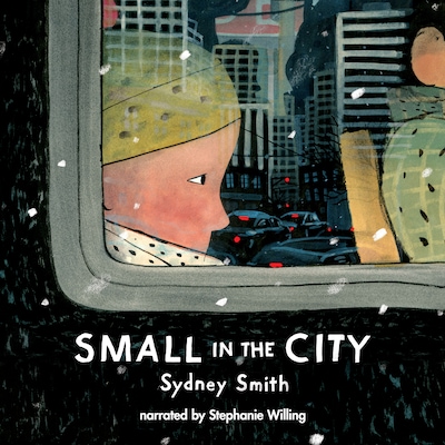 Small in the City – omslag til lydbogen af Sydney Smith