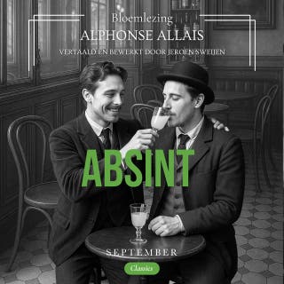 Absint – omslag van het luisterboek van Alphonse Allais