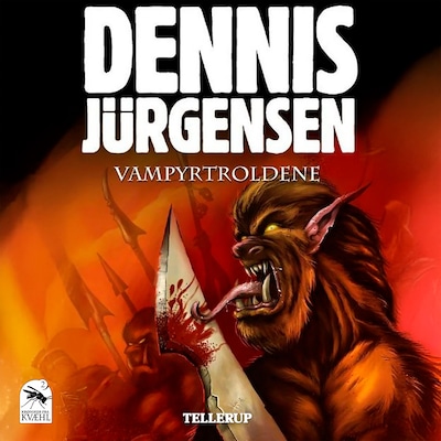 Krøniker fra Kvæhl #2: Vampyrtroldene – omslag til lydbogen af Dennis Jürgensen
