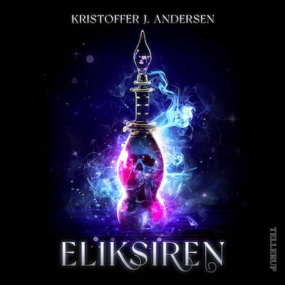 Eliksiren – omslag til lydbogen af Kristoffer J. Andersen