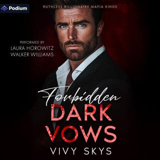 Forbidden Dark Vows: A Ruthless Billionaire Mafia Kings Standalone – omslag till ljudboken av Vivy Skys