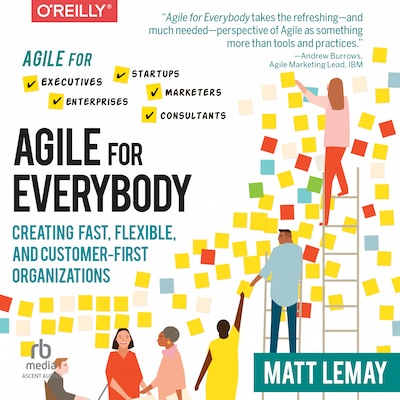 Agile for Everybody – omslag til lydbogen af Matt LeMay