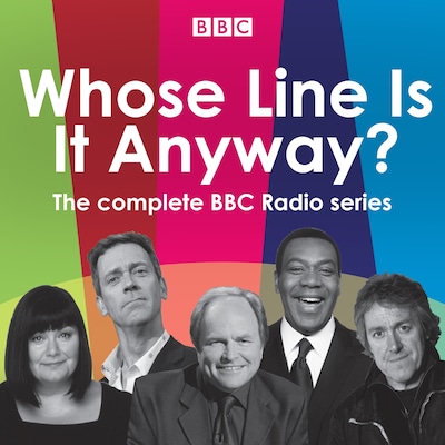 Whose Line Is It Anyway? – omslag til lydbogen af Dan Patterson, Mark Leveson