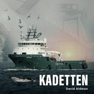 Kadetten – omslag till ljudboken av David Aldman