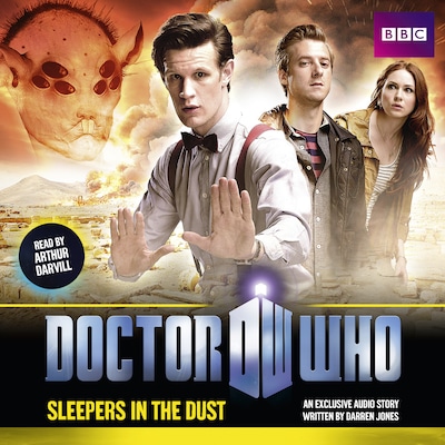 Doctor Who: Sleepers In The Dust – omslag til lydbogen af Darren Jones
