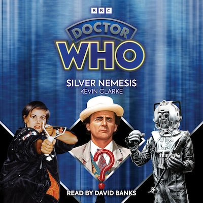 Doctor Who: Silver Nemesis – omslag til lydbogen af Kevin Clarke