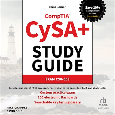 CompTIA CySA+ Study Guide: Exam CS0-003, 3rd Edition – omslag til lydbogen af Mike Chapple, David Seidl