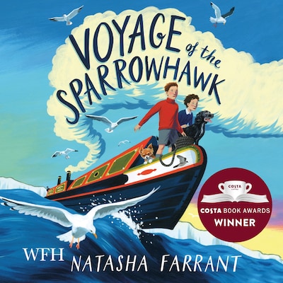 Voyage of the Sparrowhawk – omslag til lydbogen af Natasha Farrant