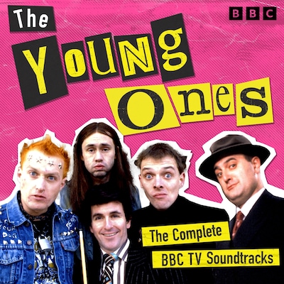 The Young Ones – omslag til lydbogen af Ben Elton, Rik Mayall, Lise Mayer
