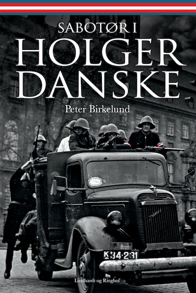 Sabotør i Holger Danske – omslag til lydbogen af Peter Birkelund