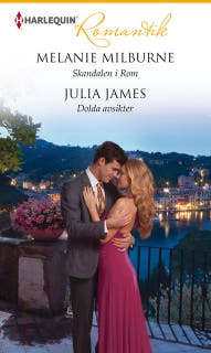 Skandalen i Rom / Dolda avsikter – omslag till ljudboken av Julia James,Melanie Milburne
