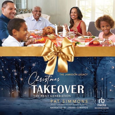Christmas Takeover – omslag til lydbogen af Pat Simmons