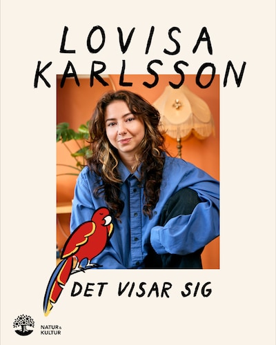 Det visar sig – omslag till ljudboken av Lovisa Karlsson