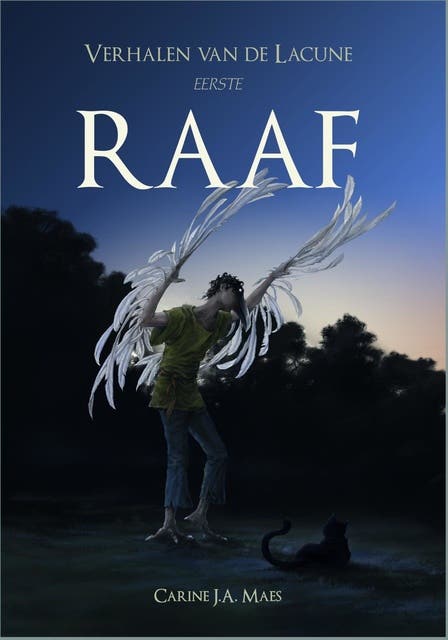Raaf – omslag van het luisterboek van Carine J.A. Maes