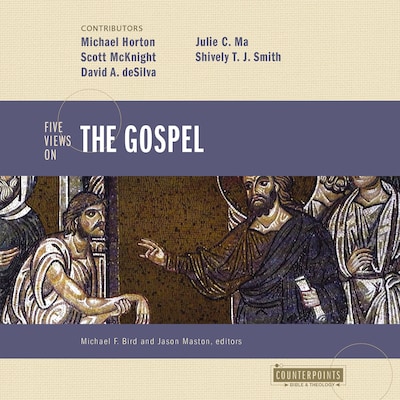 Five Views on the Gospel – omslag til lydbogen af Michael Horton, Scot McKnight, David A. deSilva