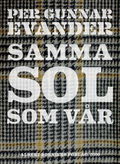 Samma sol som vår – omslag till ljudboken av Per Gunnar Evander