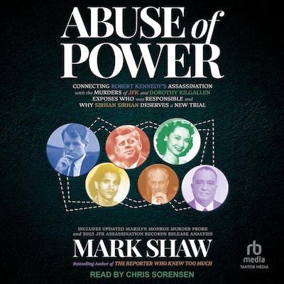Abuse of Power – omslag til lydbogen af Mark Shaw
