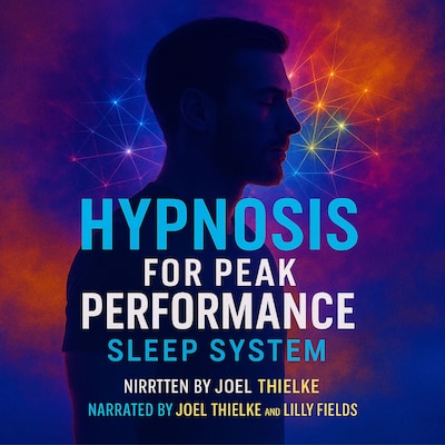 Hypnosis for Peak Performance Sleep System – omslag til lydbogen af Joel Thielke