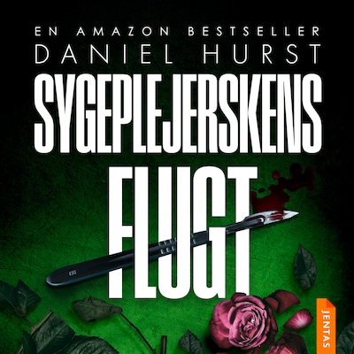 Sygeplejerskens flugt – omslag til lydbogen af Daniel Hurst