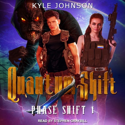 Quantum Shift – omslag til lydbogen af Kyle Johnson