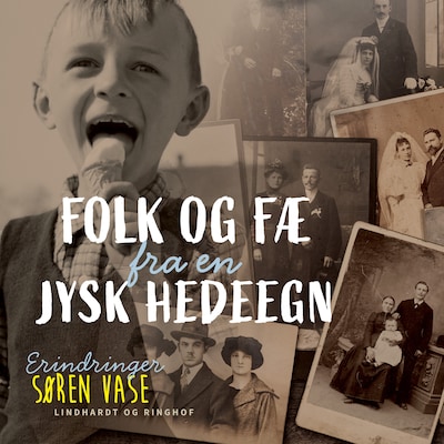 Folk og fæ fra en jysk hedeegn – omslag til lydbogen af Søren Vase