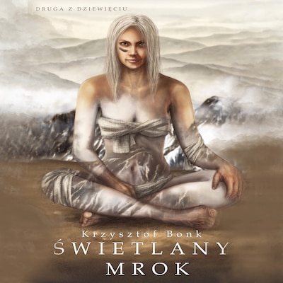 Świetlany mrok. Druga z Dziewięciu – okładka audiobooka, autor Krzysztof Bonk
