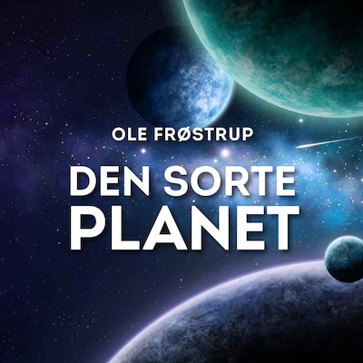 Den sorte planet – omslag til lydbogen af Ole Frøstrup