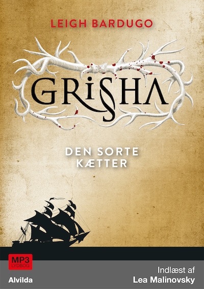 Shadow and Bone - Grisha 2: Den sorte kætter – omslag til lydbogen af Leigh Bardugo