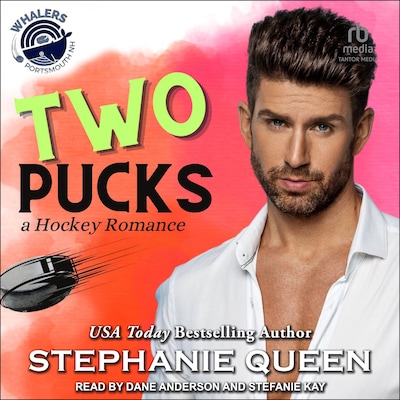 Two Pucks – omslag til lydbogen af Stephanie Queen