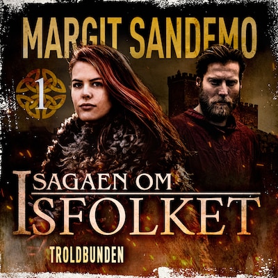 Isfolket 1 - Troldbunden – omslag til lydbogen af Margit Sandemo