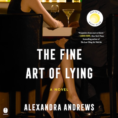 The Fine Art of Lying – omslag til lydbogen af Alexandra Andrews