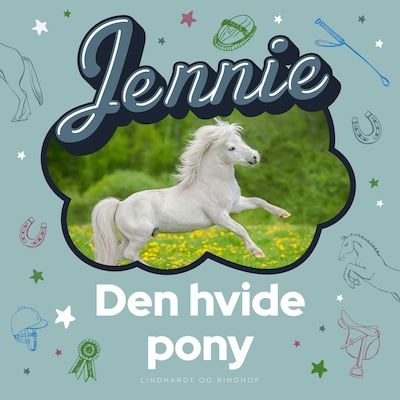 Den hvide pony – omslag til lydbogen af Patricia Leitch