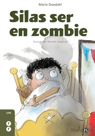 Silas ser en zombie – omslag til lydbogen af Marie Duedahl