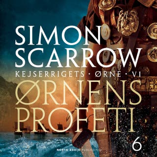 Ørnens profeti – omslag til lydbogen af Simon Scarrow