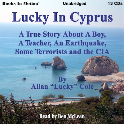 Lucky In Cyprus – omslag til lydbogen af Allan (Lucky) Cole