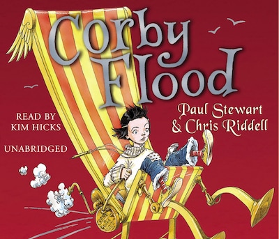 Corby Flood – omslag til lydbogen af Chris Riddell, Paul Stewart